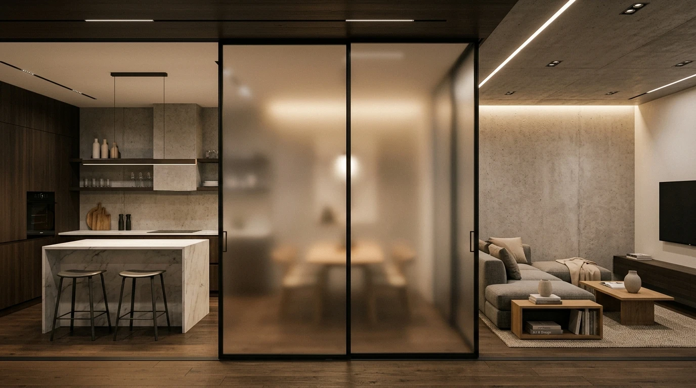 Спальня и гардеробная хозяйки в пентхаусе — в интерьере